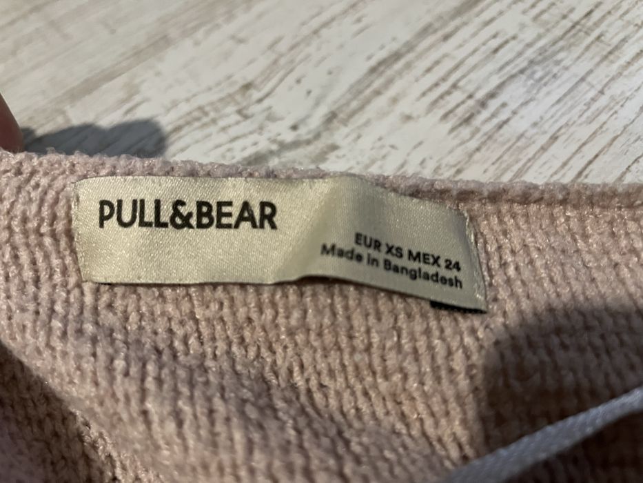 Sweter szeroki i krotki, Pull&Bear