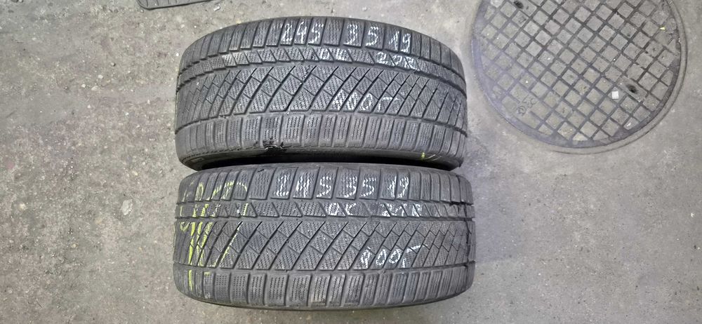 2szt opony zimowe Continental _ 245/35/19