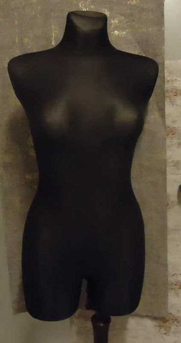 Manekin krawiecki damski czarny regulowany .
