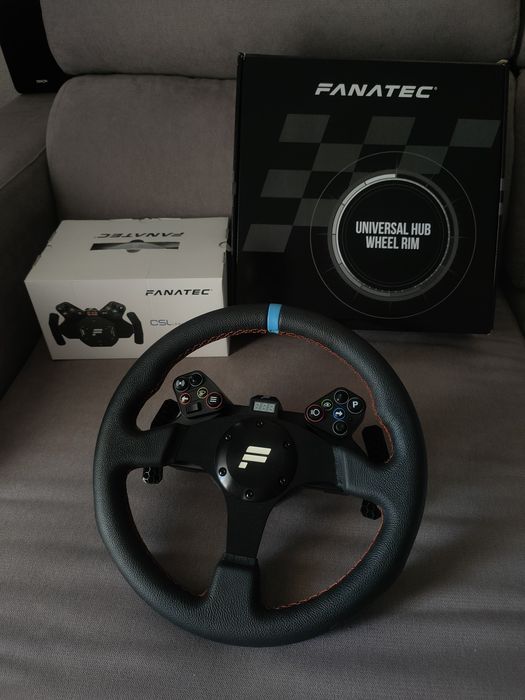 volante fanatec igual a novo