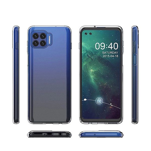 Żelowy pokrowiec etui Ultra Clear 0.5mm Motorola Moto G 5G Plus przezr