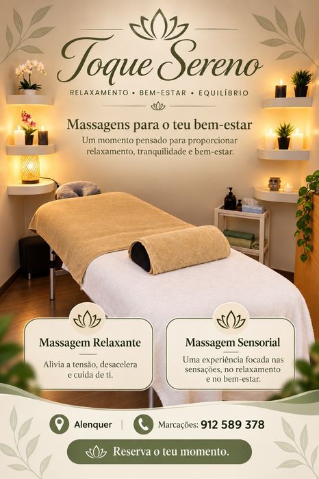 Massagem relaxamente e bem estar zona de Alenquer