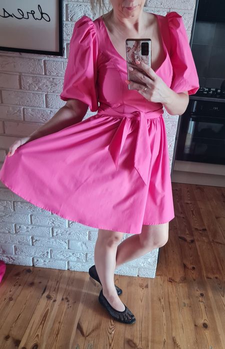 Sukienka fuksja Mohito rozm 38