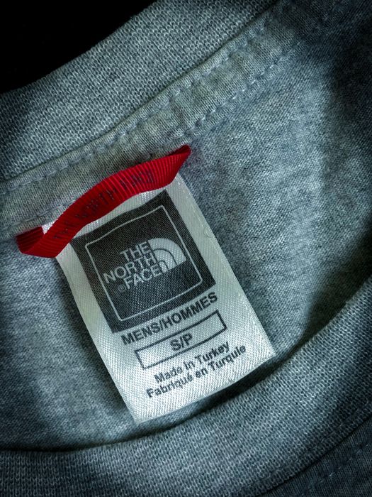 (S) The North Face Nowa Szara Męska Bluza z Długim Rękawem Longsleeve