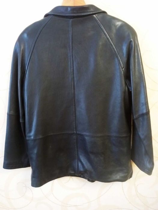 куртка кожаная утеплённая