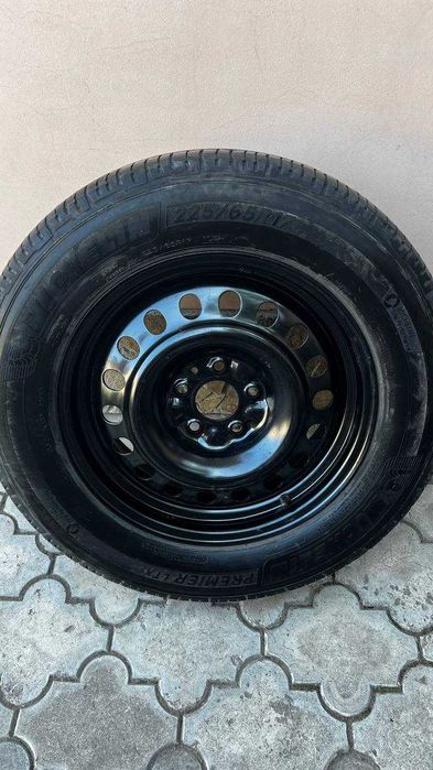 Запаска Диск стальний KAP 17*6,5j 2025 року + літня резина Мишелин 225/65 R17