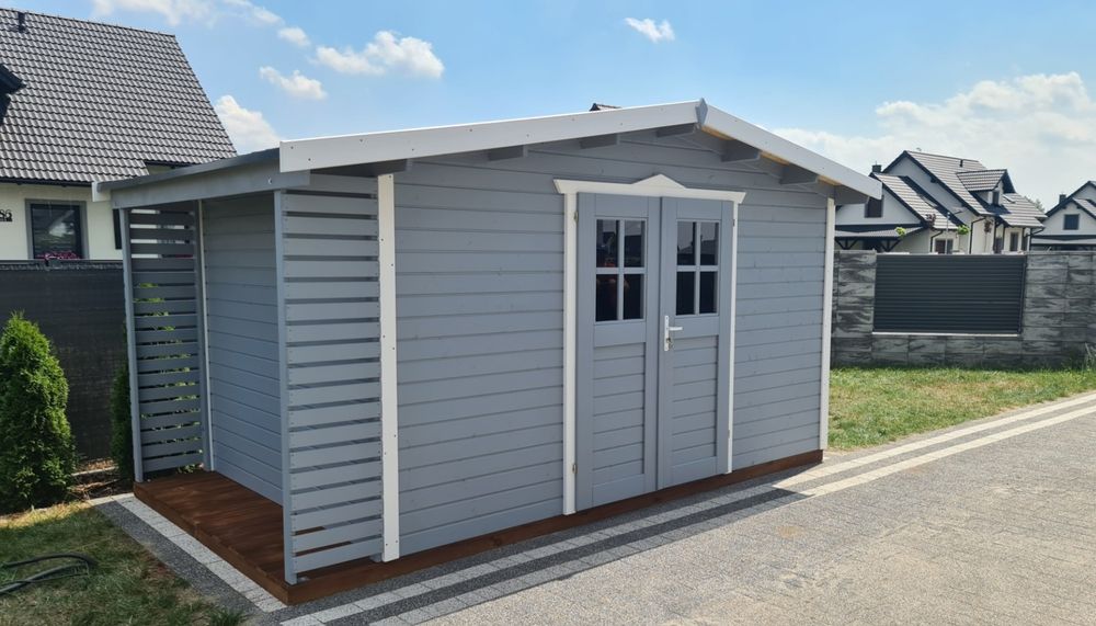 Domek narzędziowy ogrodowy drewniany