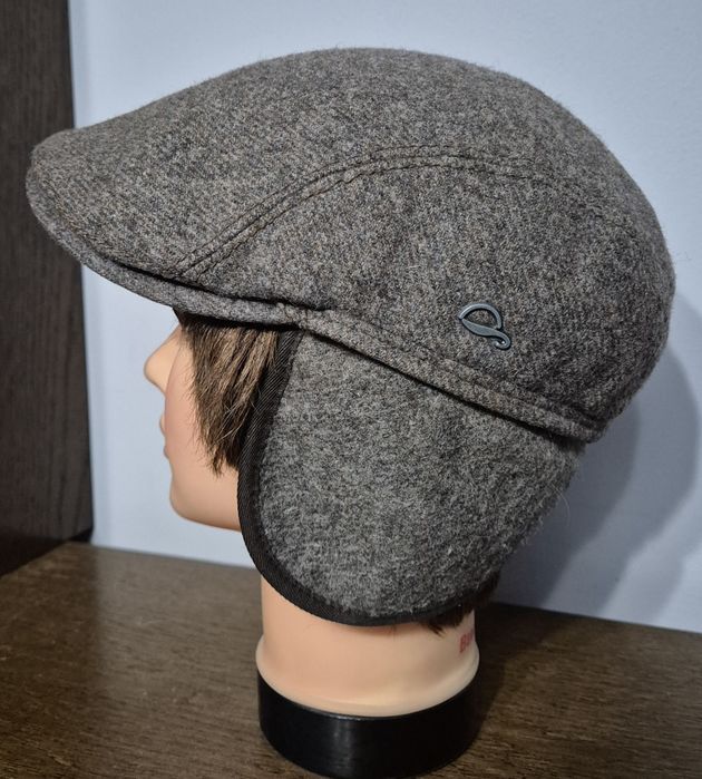GÖTTMANN 1937 roz. 55/S kaszkiet z nausznikami wełniany