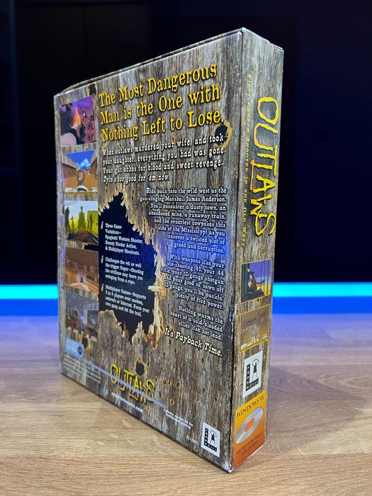 Jeu PC Outlaws - Version Big Box - FPS Western - Très Bon état Complet