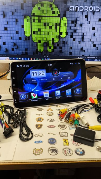 ‼️+Камера‼️Магнітола 1 Din планшетного типу HIZPO 2/32gb Android 10.1