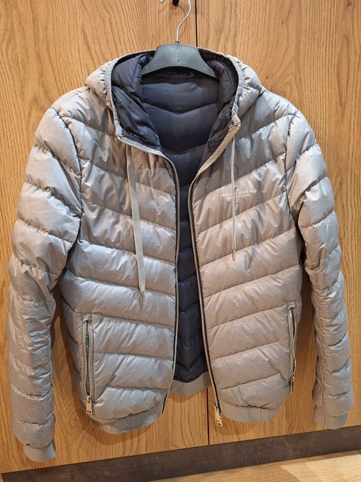Oryginalna męska puchowa kurtka Armani