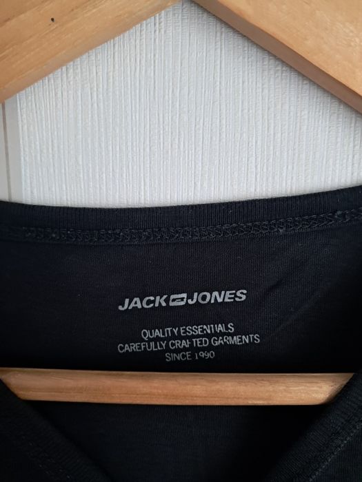 Футболка Jack & Jones, чорна, чоловіча