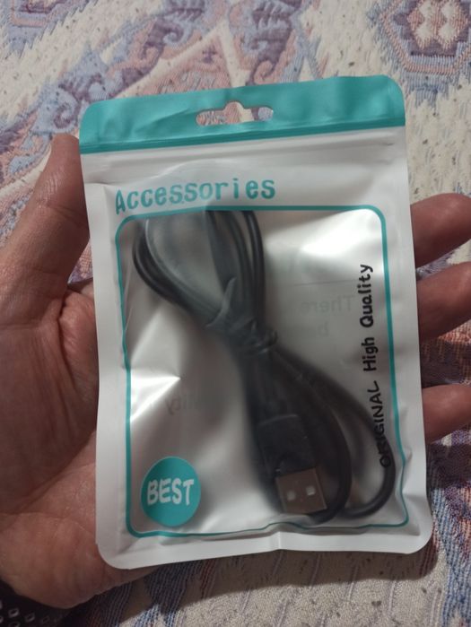 Кабель USB-DC (5.5*2.1 mm) метровий