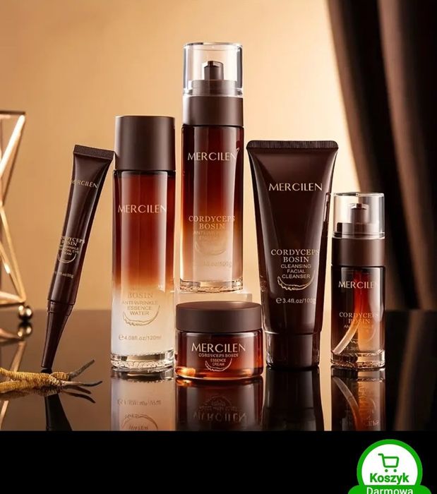 MERCILEN luksusowy zestaw pielegnacyjny 6w1 Peptydy Anti-Aging