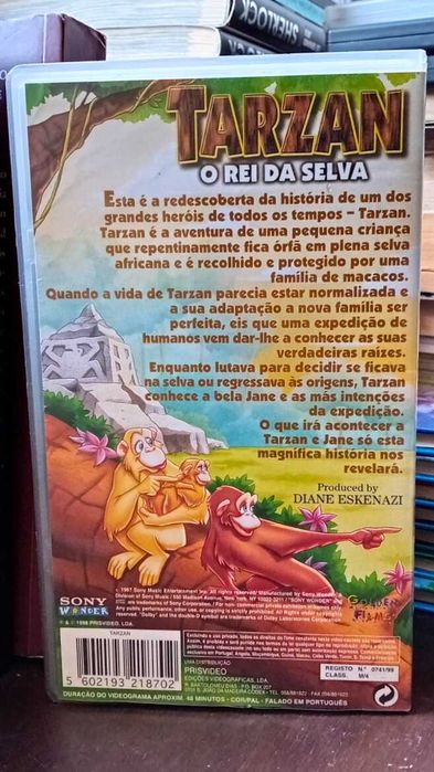 VHS - Tarzan O Rei da Selvada Selva