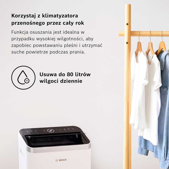 Klimatyzator osuszacz Bosch Cool 5000 na kółkach