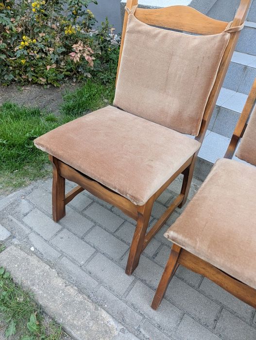 Krzesło DDR stylowe rustykalny look