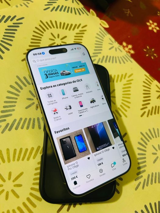 IPHONE 16 PRO TITANIUM 128GB ( Troca Samsug S25 Ultra )