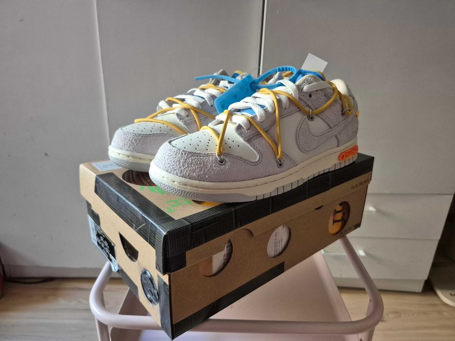 Nike Dunk Low Off-White Lot 34 Virgil Abloh US 8.5 / EU 42 — nowe z metkami