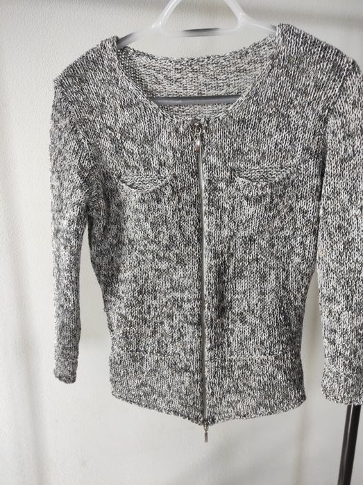 Sweterek złota,srebrna niteczka rozm L