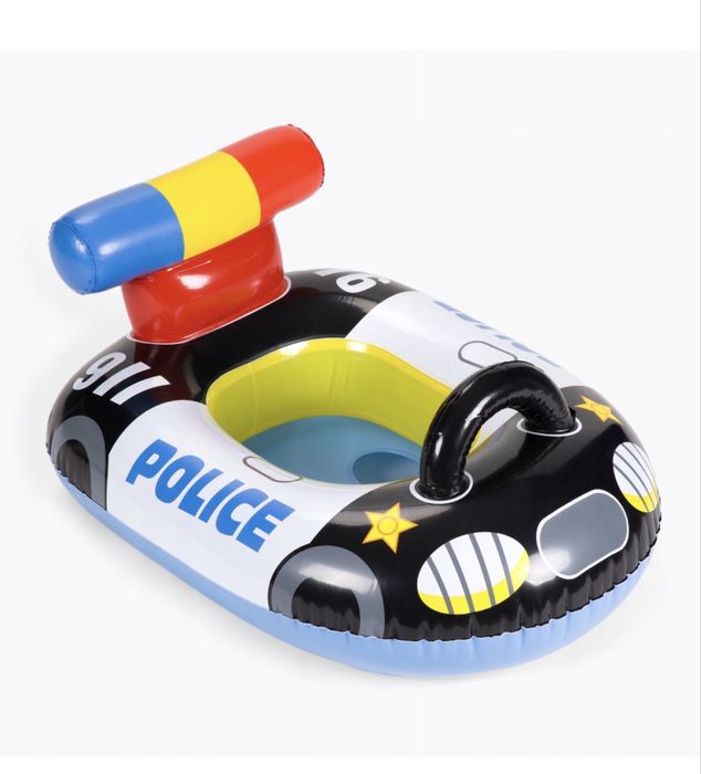 Kolo do plywania ponton policja