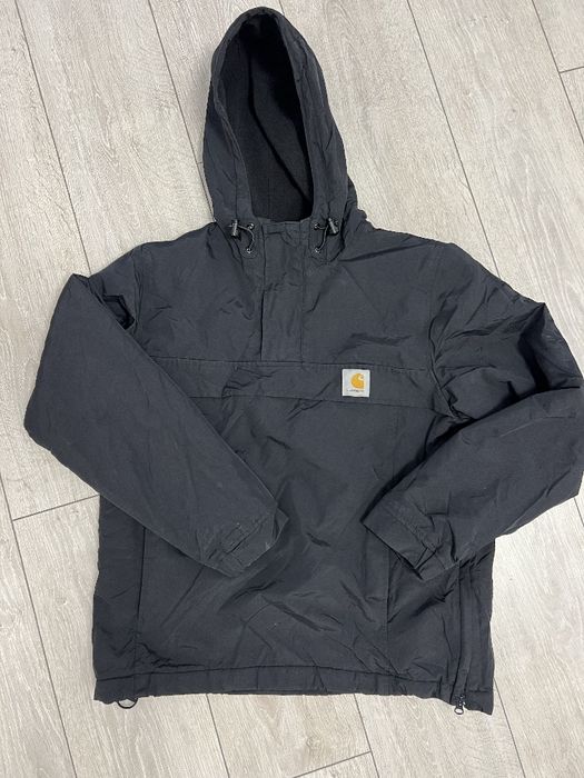 Чорний чоловічий куртка-анорак Carhartt Pullover Nimbus