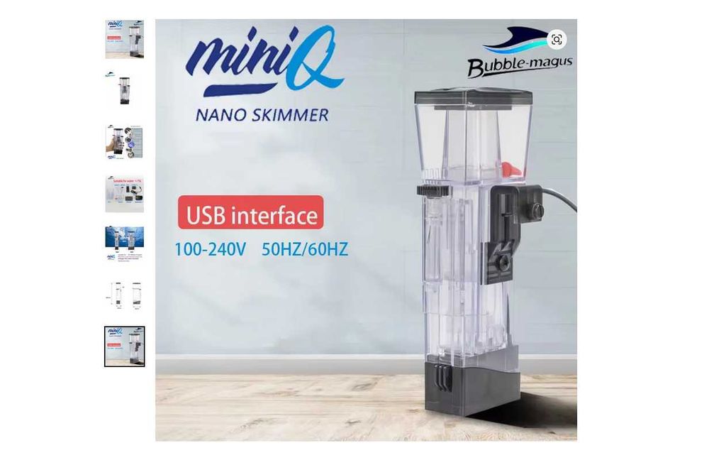 akwarium odpieniacz Bubble Magus BM Mini Q Wewnętrzny, wbudowany, wiszący skimmer nano-białkowy