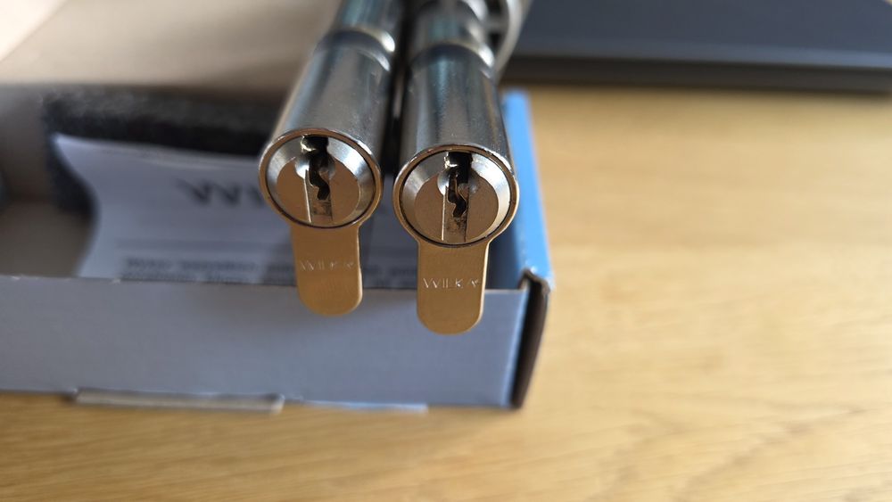 Zestaw wkładek WILKA 35/35 i 35/35g klasa B system jednego klucza