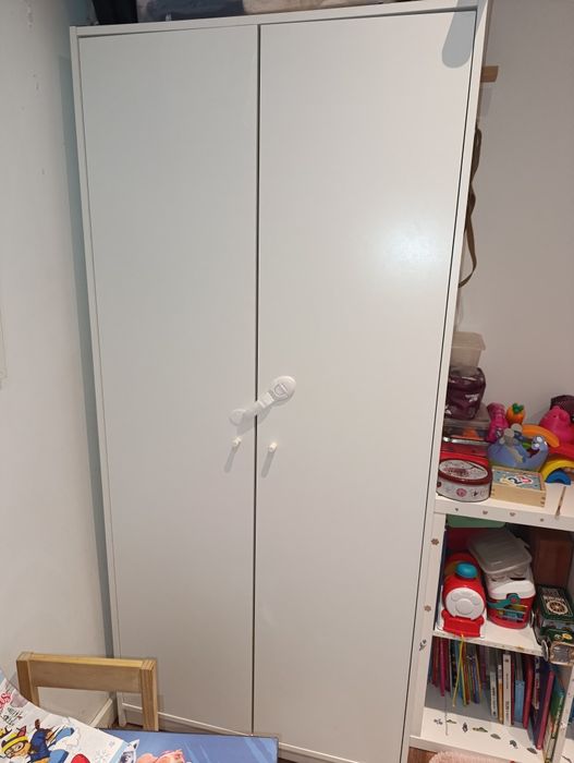 Klepstad armário 2 portas branco