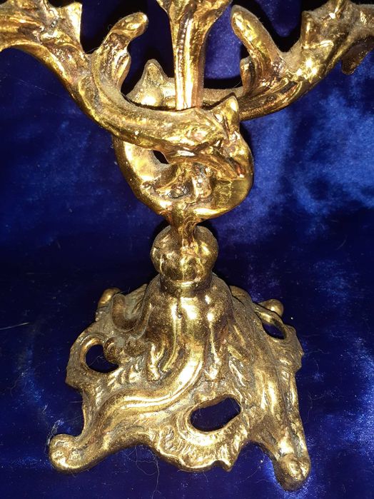 Castiçal / Candelabro em Bronze