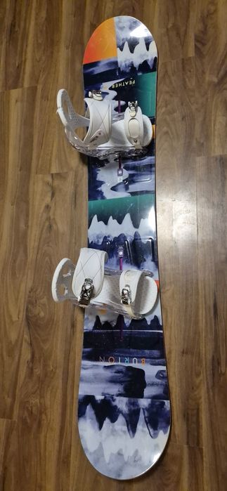 Komplet Deska snowbordowa Burton feather 149 + wiązania Burton Citizen