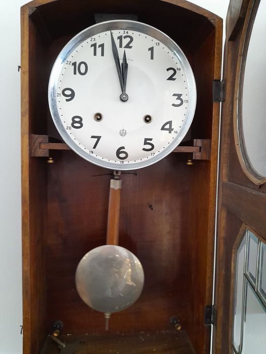 Relógio de Parede da Reguladora - anos 40/50 funciona Top