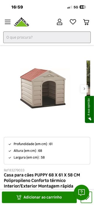 Casota pequena  caes pequenos medios