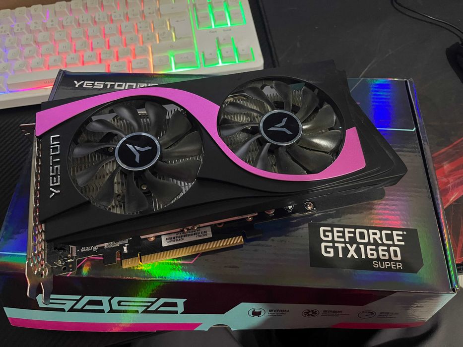 Placa gráfica GTX 1660 Super 6GB Yeston - Excelente ESTADO C/ Caixa