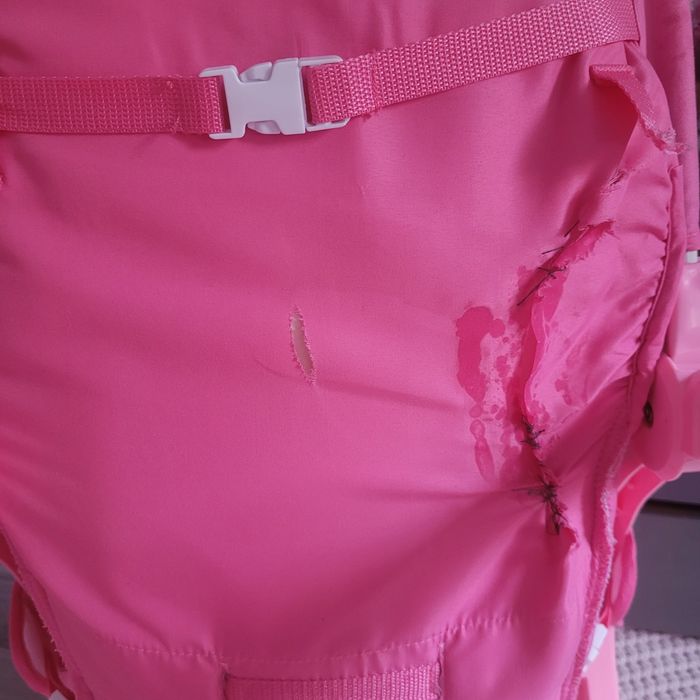 Bujak leżaczek różowy