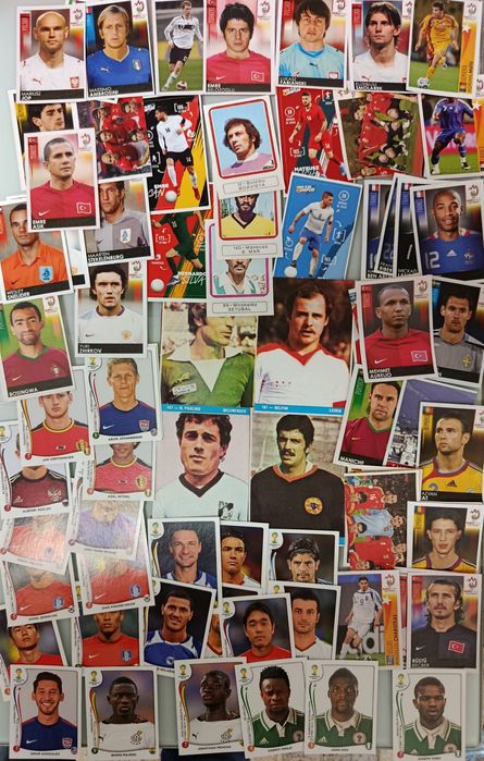 Lote de 155 CROMOS diversos, antigos e recentes