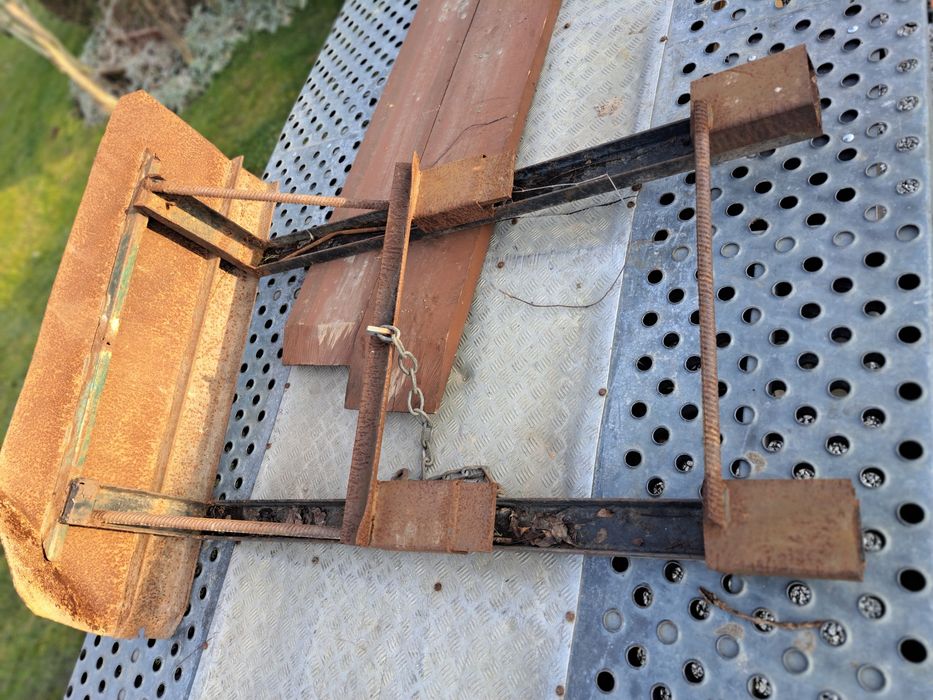 Lemiesz Spychacz Zgarniacz do Widlaka Samoróbka