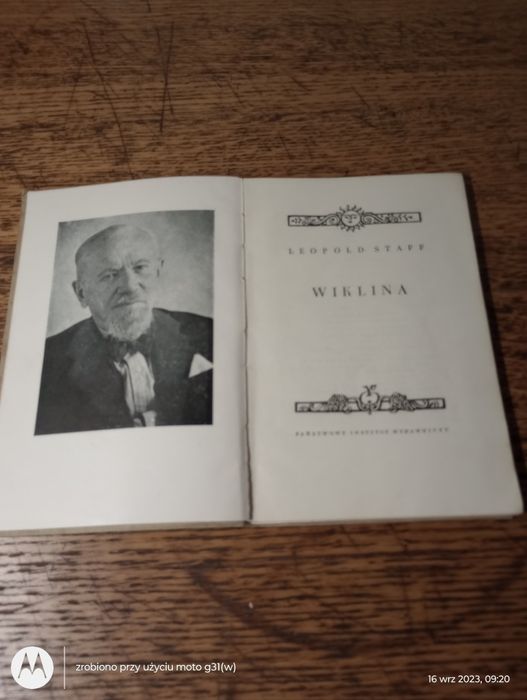 Wiklina. Leopold Staff