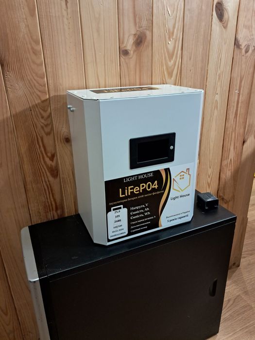 Акумулятори літій залізо фосфатні 24В 105А 2.7кВт