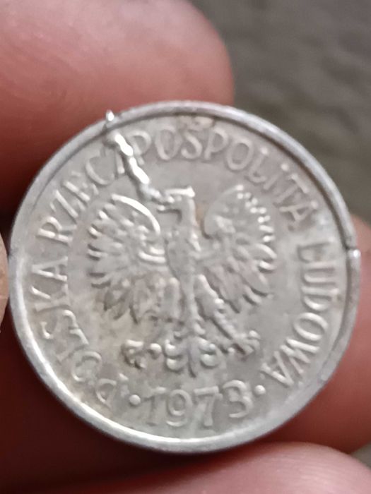 Sprzedam monetę 20 groszy 1973 r nalewka nad głową orła