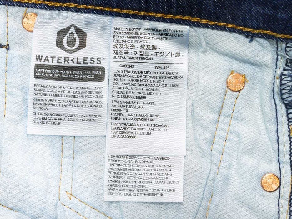 Мужские джинсы Levis 501 Rinse, 005010115 Левис, Ливайс США