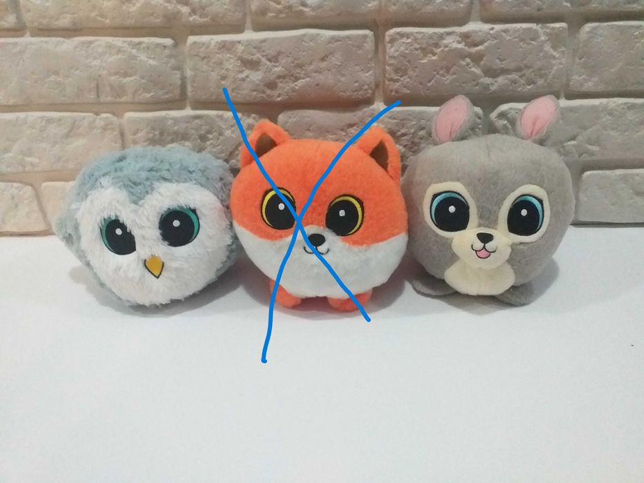 Komplet 2szt. Gang Słodziaków Słodziaki sowa Zosia, zająć Zuzia