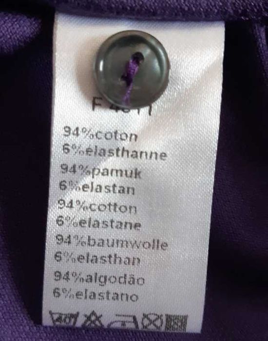 Поло фиолетовое Lacoste