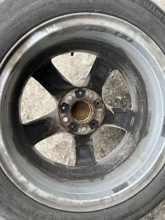 393 стиль BMW. Continental ContiSportContact 5. Колеса в зборі 5x120 R17