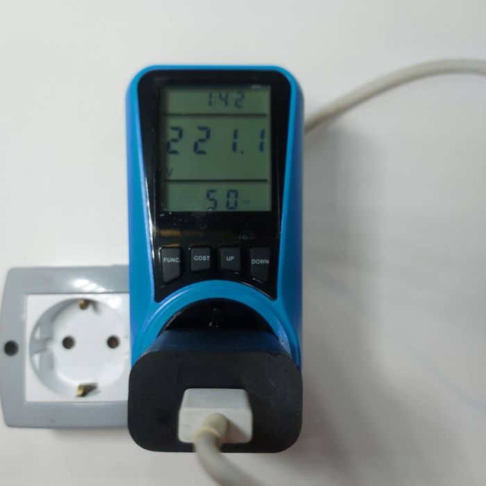 Новий розетковий вимірювач енергоспоживання 230В 16А