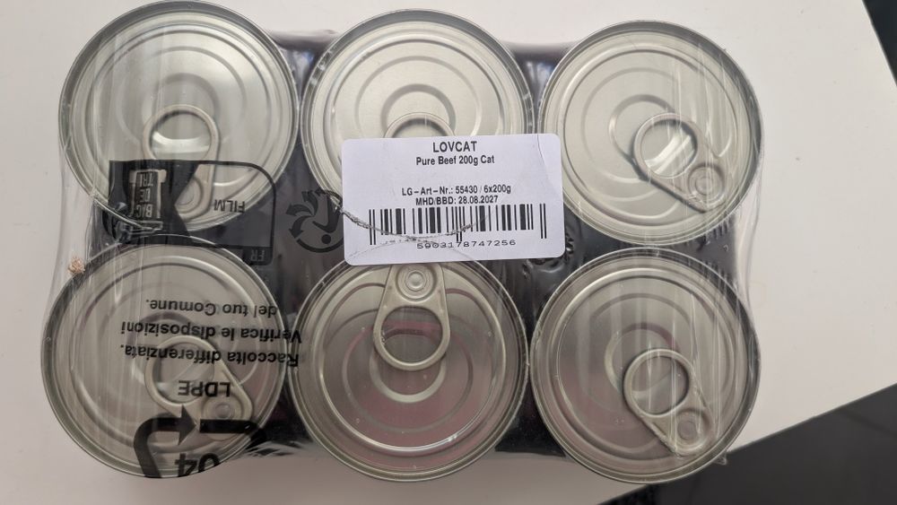 Lovcat beef 6x200g
