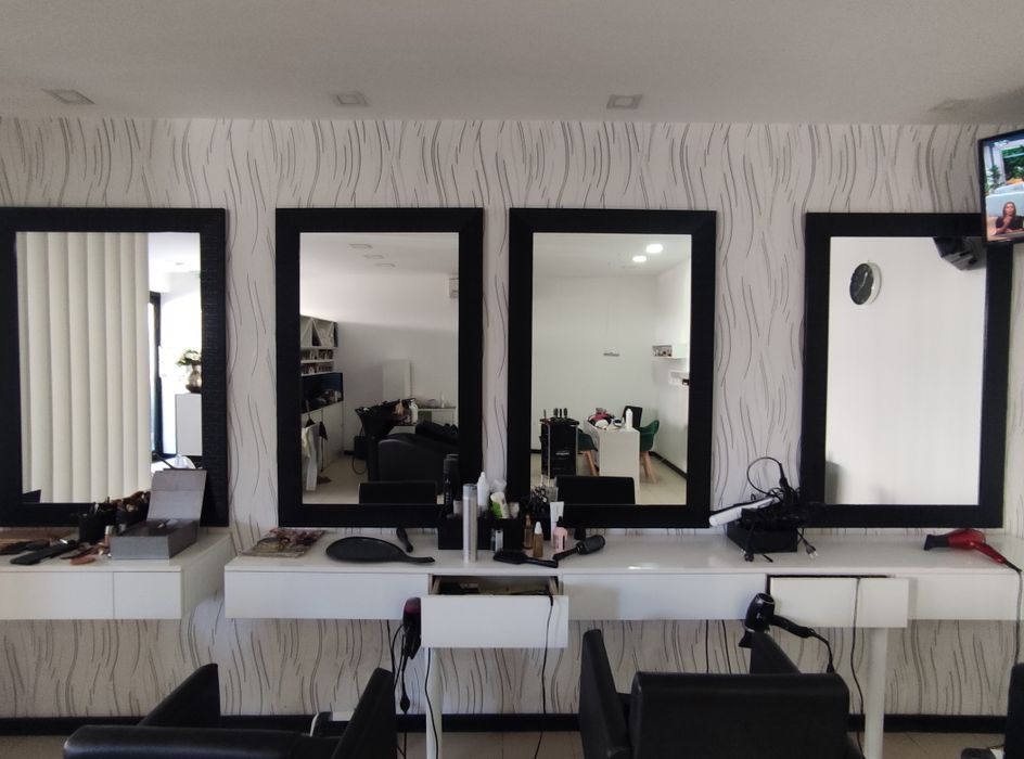 Espelhos salão cabeleireiro