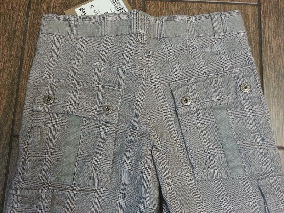Брюки штаны кюлоты чиносы в клетку высокие широкие укороченые Airfield