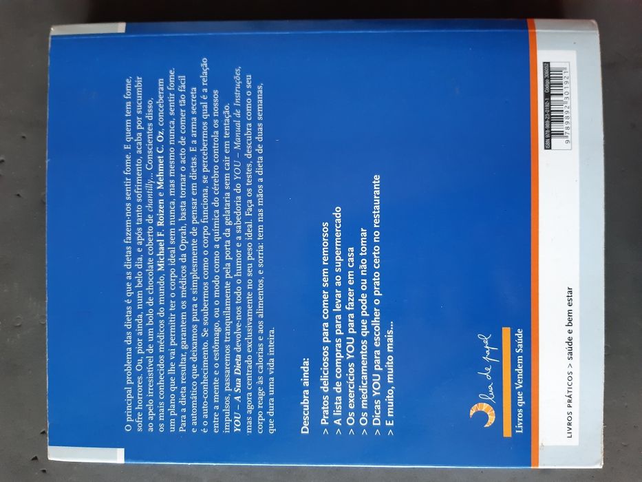 Livro You a sua dieta