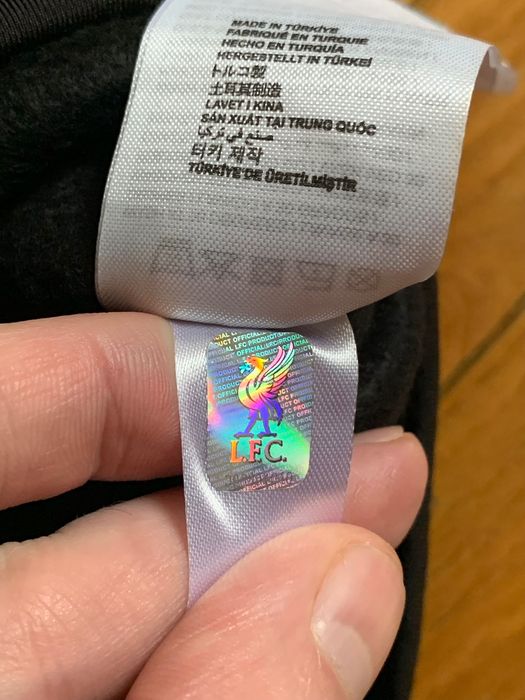 Шикарная мужская футбольная флисовая кофта FC Liverpool Zip Fleece